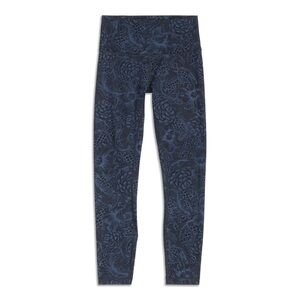 Lululemon Wunder Under High Rise Legging - Nouveau Mach Blue Black